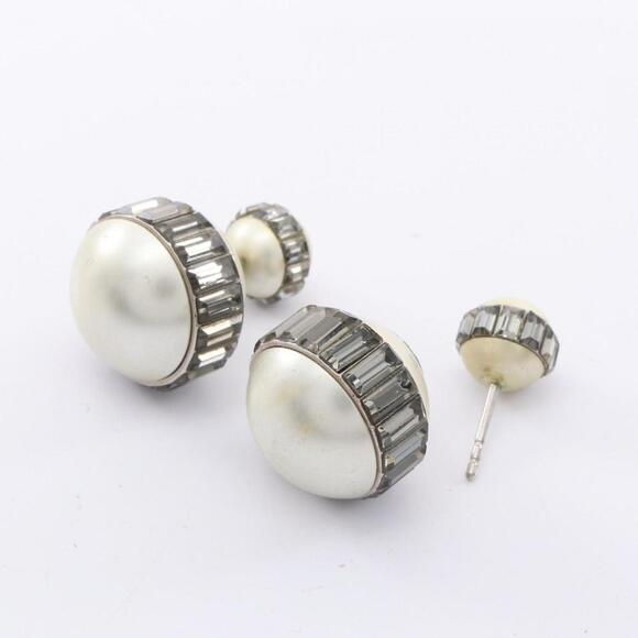 DIOR Gray Pearl Earrings - Picture 3 of 8
